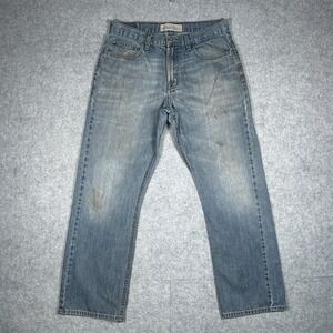 Wrangler Denim Jeans Men's Size 30x30 Blue‎ Washed Relaxed Straight Baggy